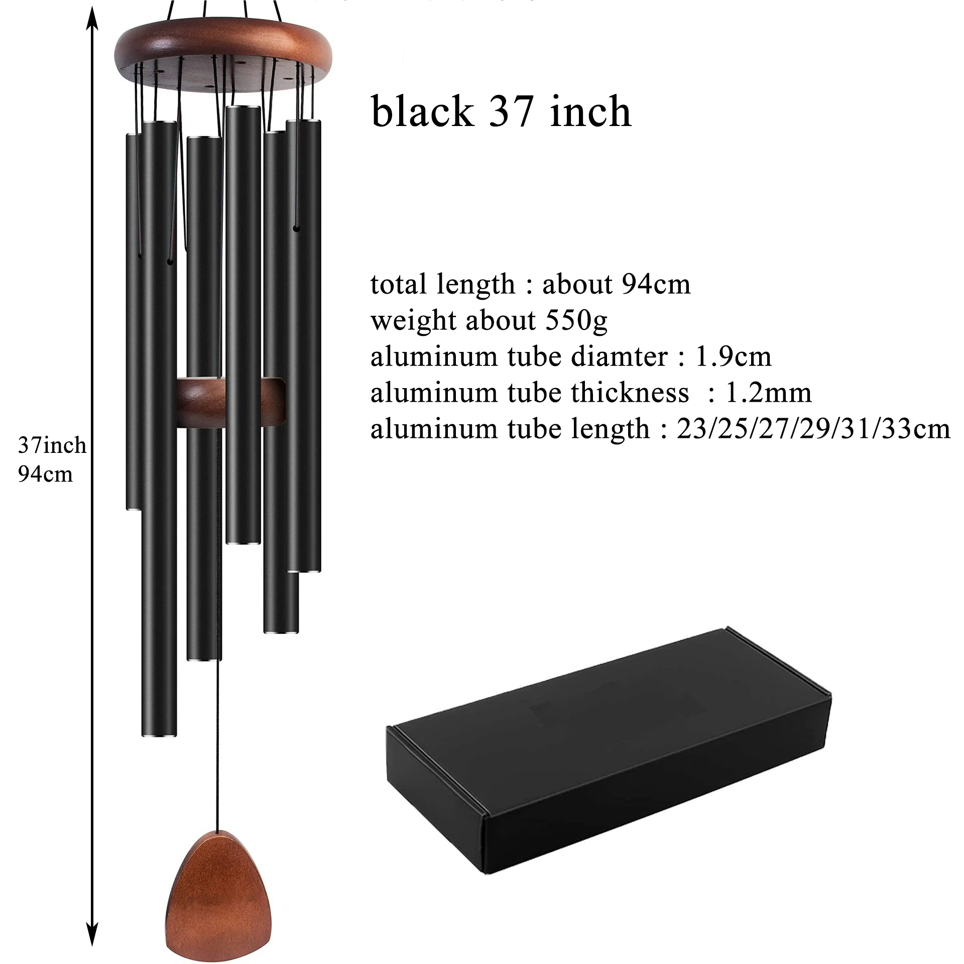 Metal Windchime Aluminum Windbell Wind Chimes 6 Tubes Chimes Home decoration Craft Outdoor Garden Patio Notes Zen Metal Windchime Aluminum Windbell Wind Chimes 6 Tubes Chimes Home decoration Craft Outdoor Garden Patio Notes Zen