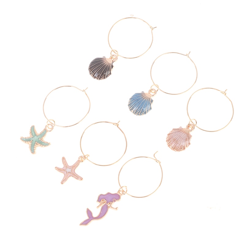 Metal Wine Stem Charms (15pcs)