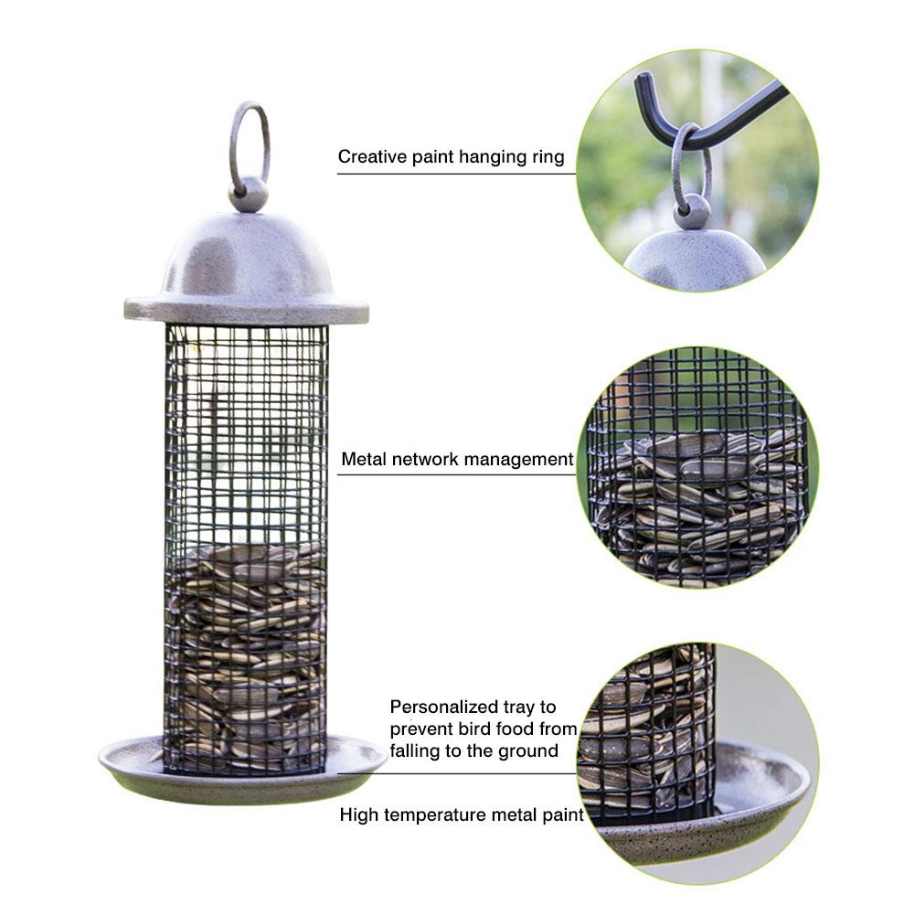 Metal Wire Tube Bird Feeder