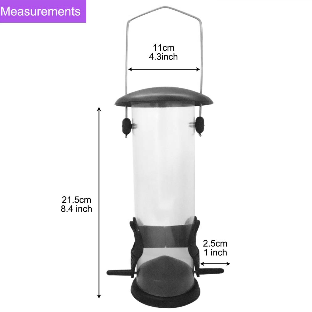 Metal Wire Tube Bird Feeder