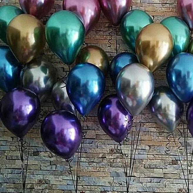 Metallic Balloons DIY Party Decors