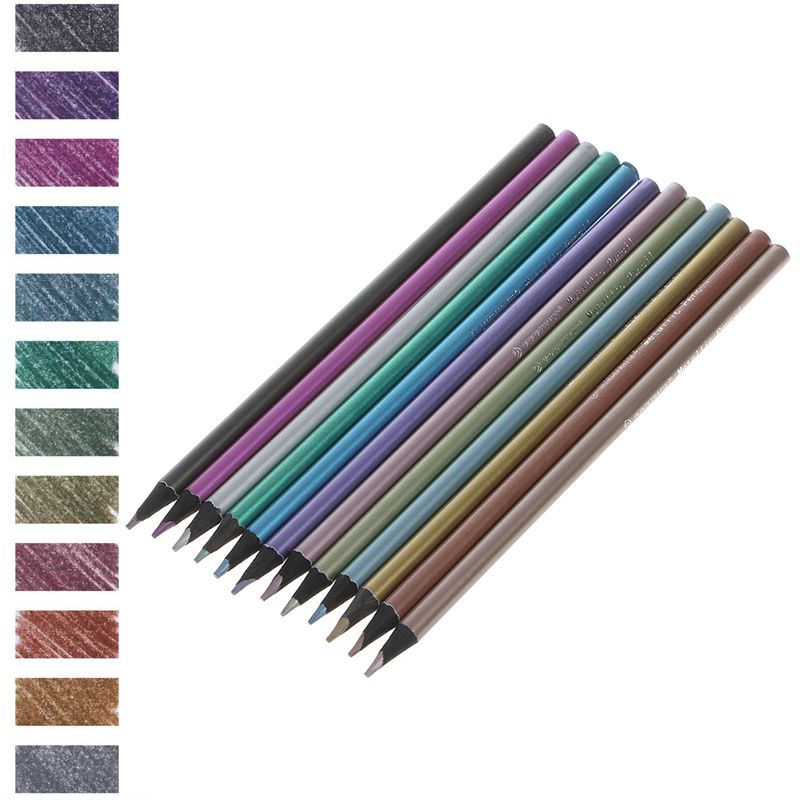 Metallic Colored Pencils (12 Pcs) Metallic Colored Pencils (12 Pcs)