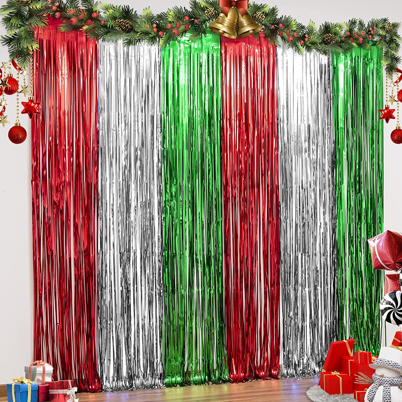 Metallic Foil Backdrop Curtains