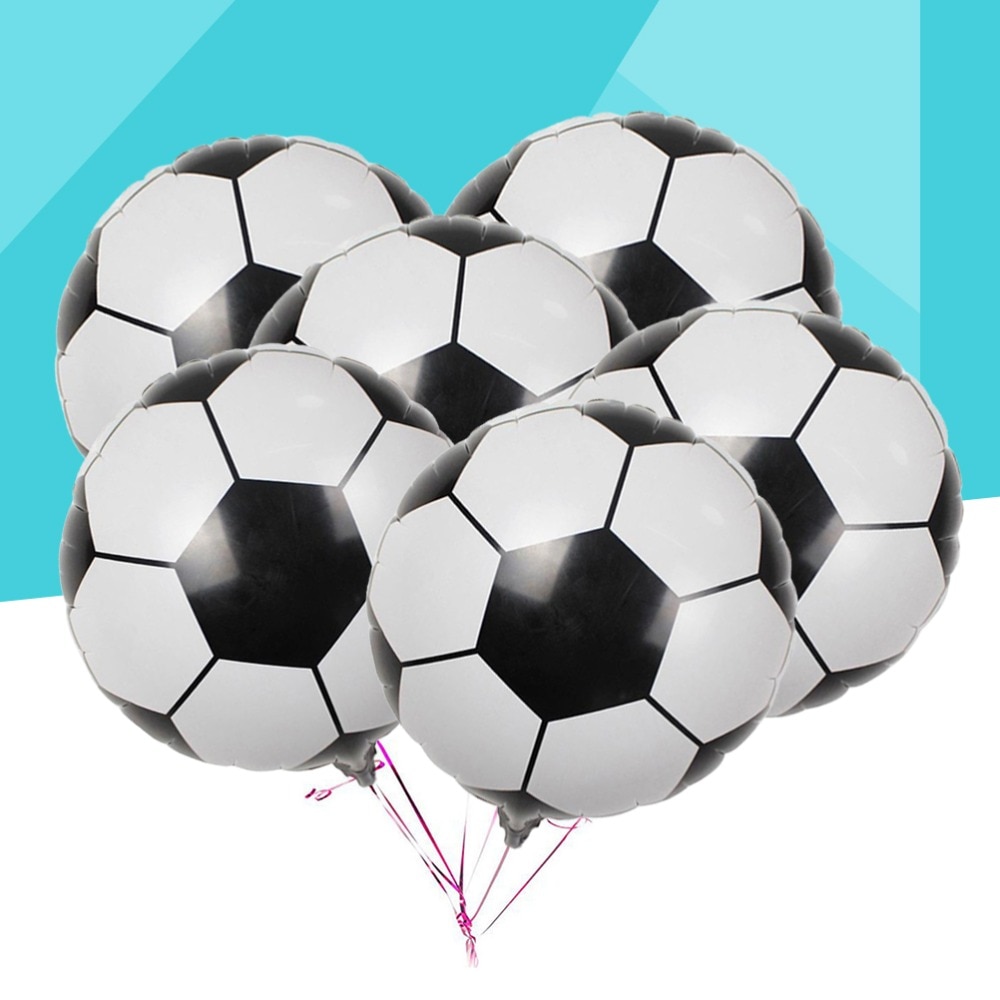 Metallic Foil Football Balloons (10pcs) Metallic Foil Football Balloons (10pcs)