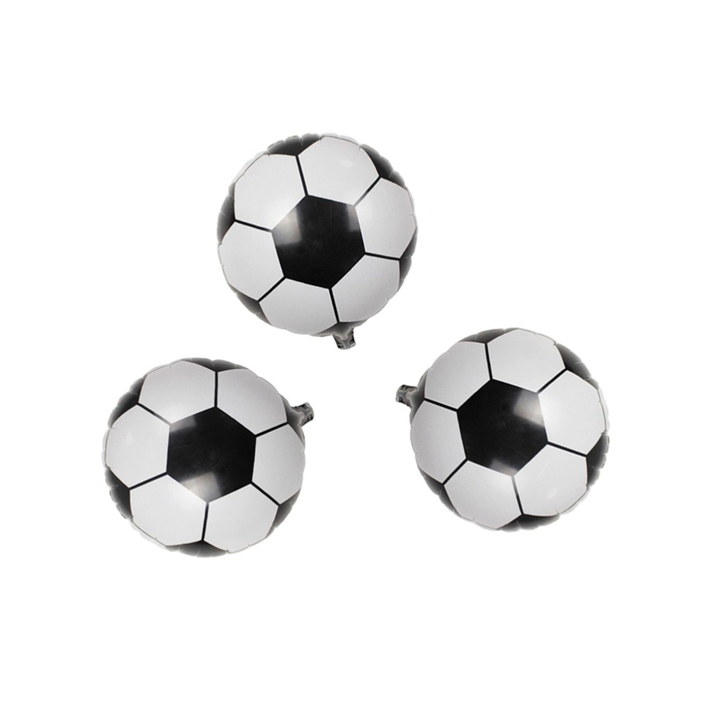 Metallic Foil Football Balloons (10pcs) Metallic Foil Football Balloons (10pcs)