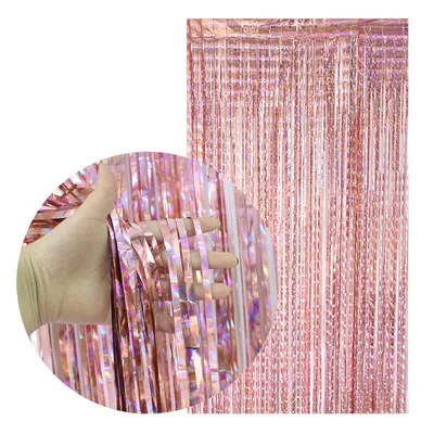 Metallic Party Foil Curtain Backdrop Metallic Party Foil Curtain Backdrop