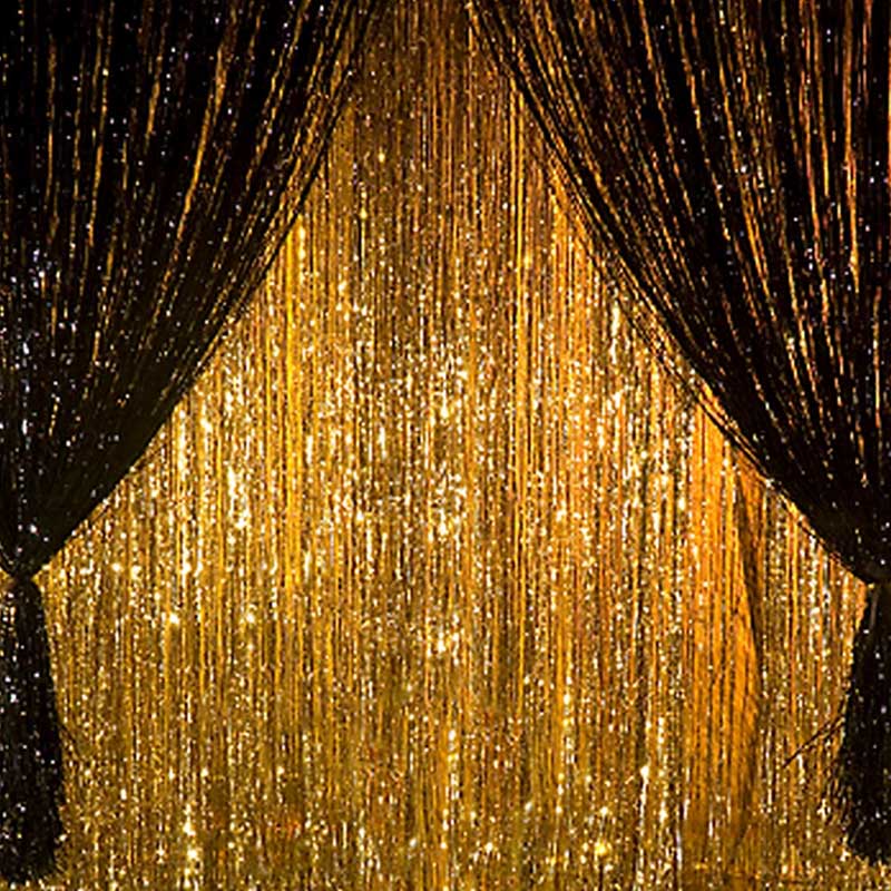 Metallic Party Foil Curtain Backdrop Metallic Party Foil Curtain Backdrop