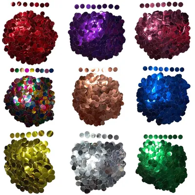 Metallic Round Foil Confetti