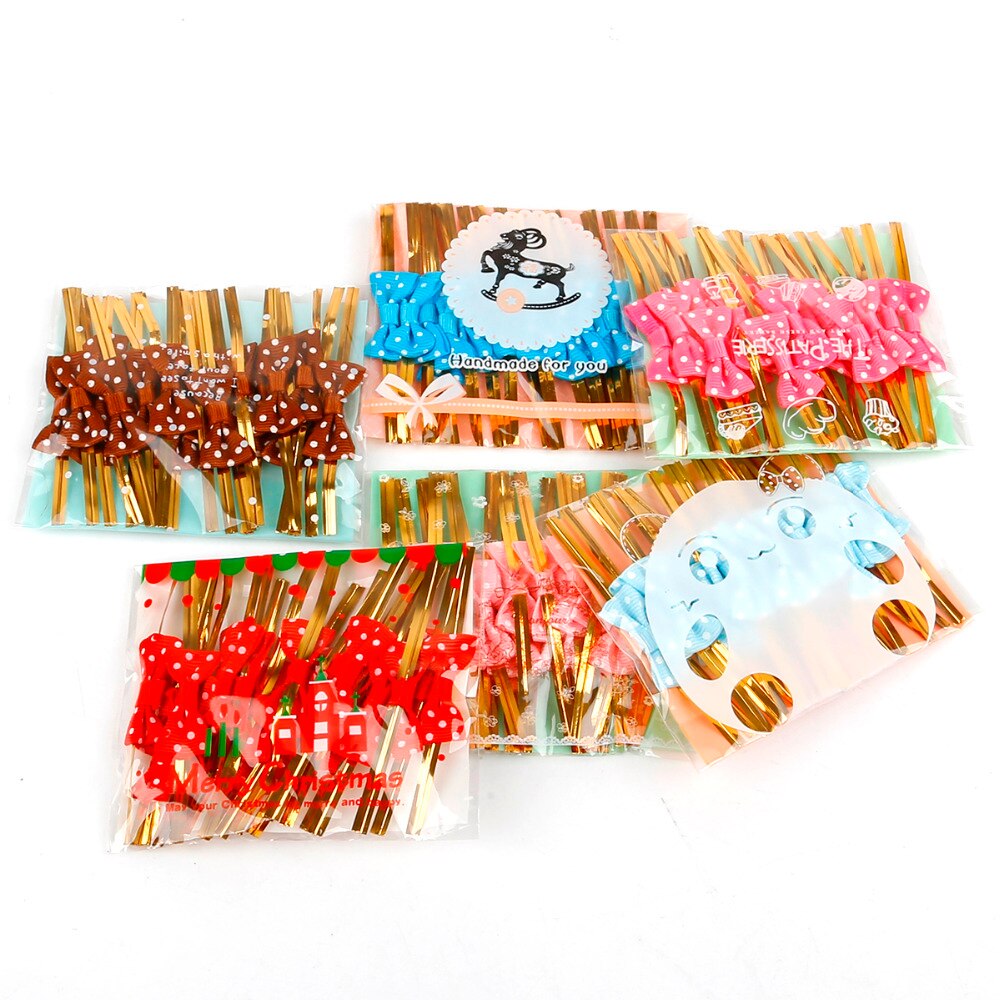 Metallic Twist Ties DIY Supplies (40pcs)