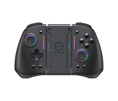 Meteor Light Wireless Joy-pad with 8 Color RGB Lights for Switch/Lite/OLED with ProgrammableTurbo Vibration Meteor Light Wireless Joy-pad with 8 Color RGB Lights for Switch/Lite/OLED with ProgrammableTurbo Vibration