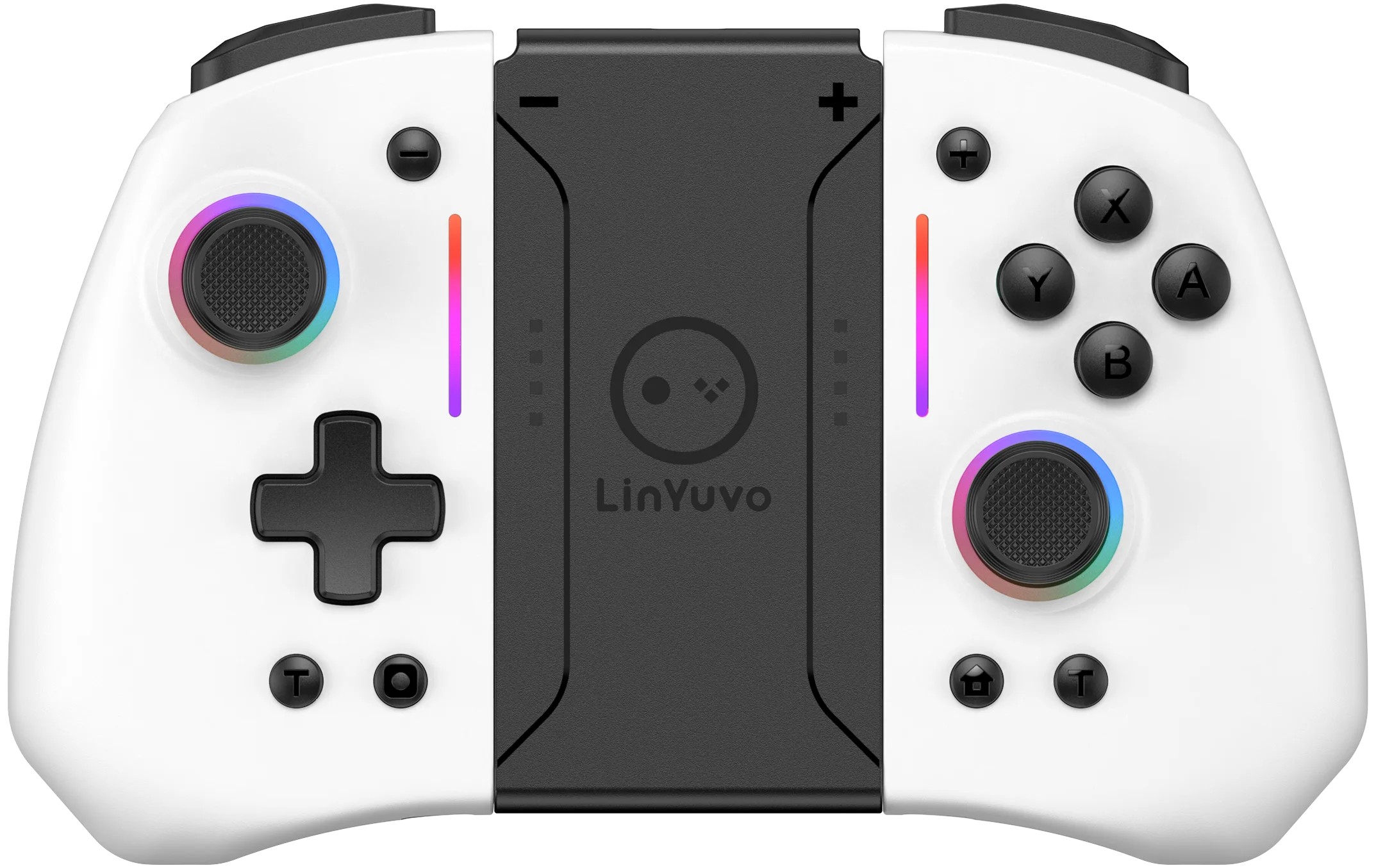 Meteor Light Wireless Joy-pad with 8 Color RGB Lights for Switch/Lite/OLED, with Programmable,Turbo Vibration