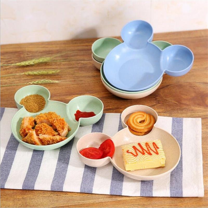 Mickey Mouse Plate Cute Tableware