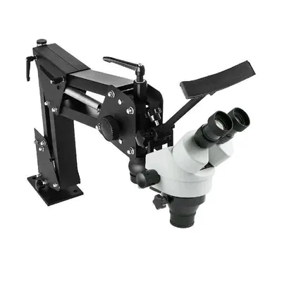 Micro Inlaid Mirror Multi-directional Micro-setting Microscope Jewelry Tools 0.7X-4.5X Super Clear Microscope Magnifier Micro Inlaid Mirror Multi-directional Micro-setting Microscope Jewelry Tools 0.7X-4.5X Super Clear Microscope Magnifier