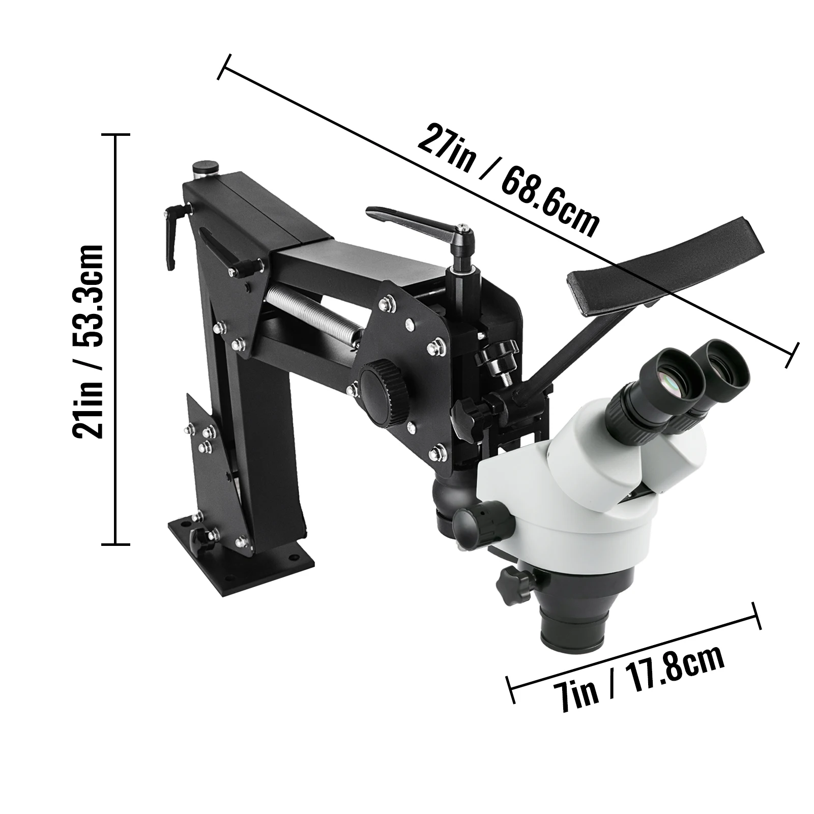 Micro Inlaid Mirror Multi-directional Micro-setting Microscope Jewelry Tools 0.7X-4.5X Super Clear Microscope Magnifier Micro Inlaid Mirror Multi-directional Micro-setting Microscope Jewelry Tools 0.7X-4.5X Super Clear Microscope Magnifier