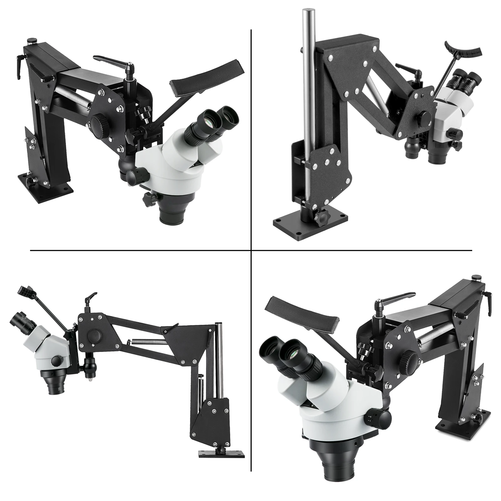 Micro Inlaid Mirror Multi-directional Micro-setting Microscope Jewelry Tools 0.7X-4.5X Super Clear Microscope Magnifier Micro Inlaid Mirror Multi-directional Micro-setting Microscope Jewelry Tools 0.7X-4.5X Super Clear Microscope Magnifier