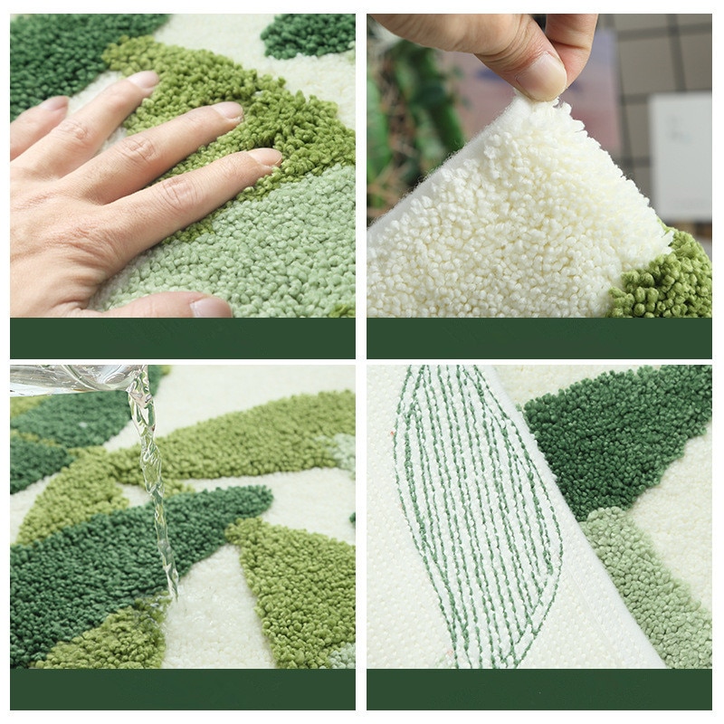 Microfiber Bath Mat Nonslip Rug