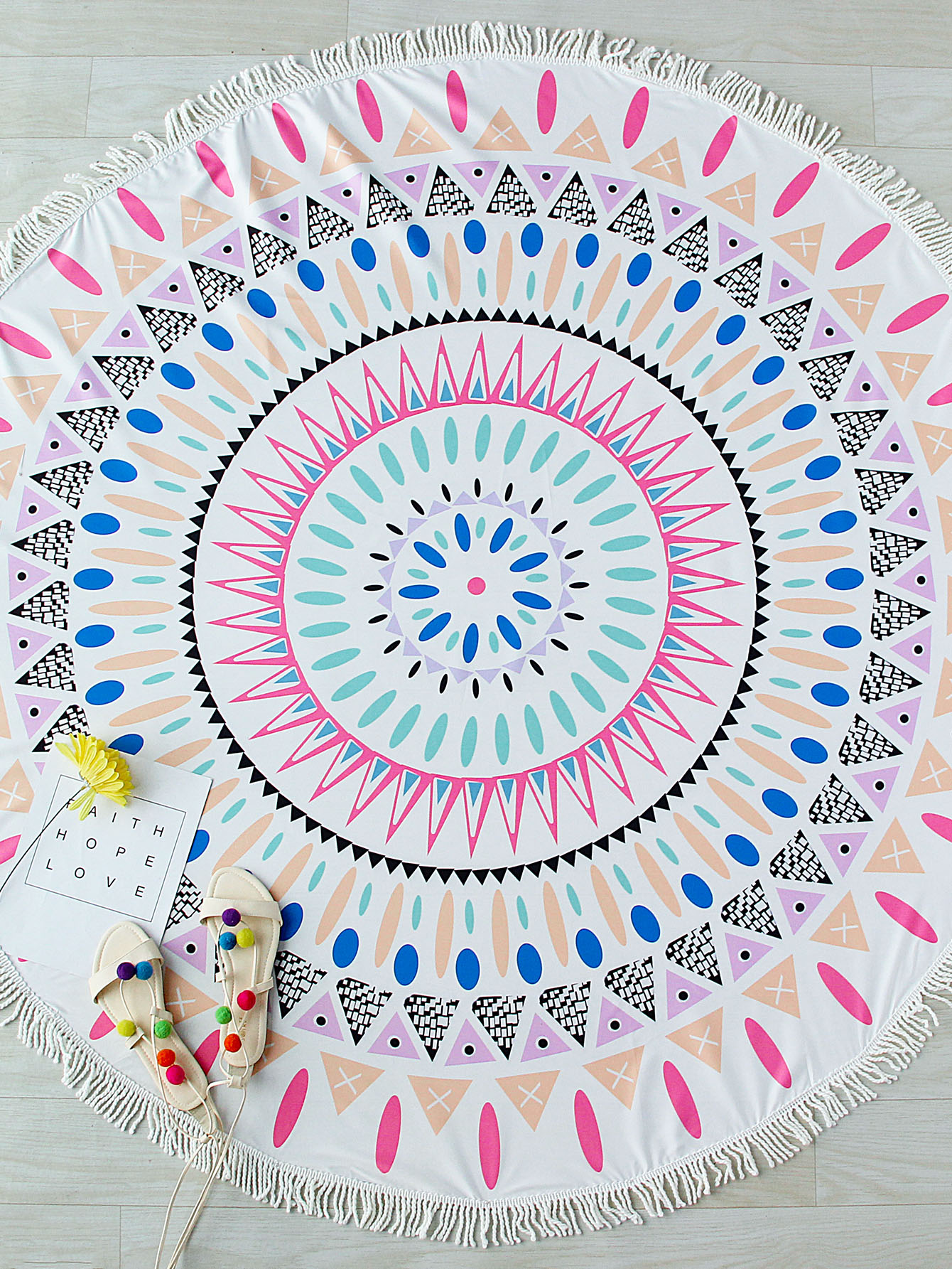 Microfiber Beach Towel Round Bath Cloth Microfiber Beach Towel Round Bath Cloth