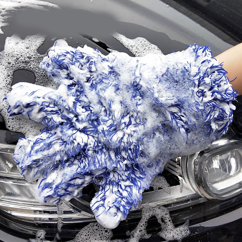 Microfiber Car Wash Hand Mitt Microfiber Car Wash Hand Mitt