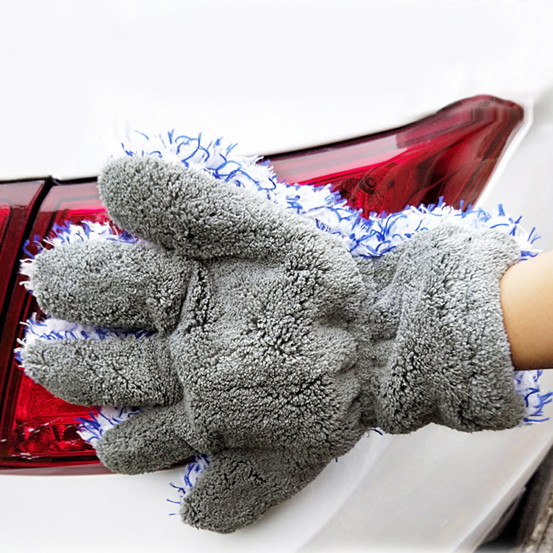 Microfiber Car Wash Hand Mitt Microfiber Car Wash Hand Mitt