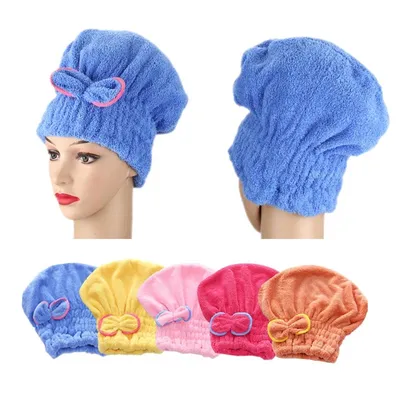 Microfiber Drying Hair Towel Cap Microfiber Drying Hair Towel Cap