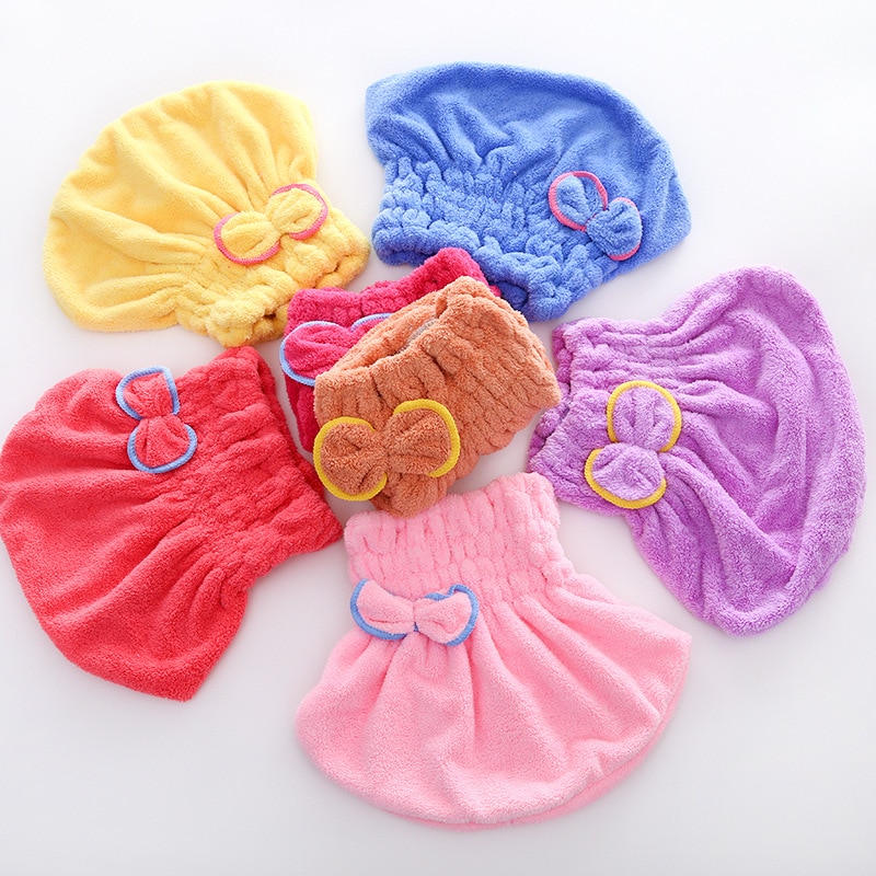 Microfiber Drying Hair Towel Cap Microfiber Drying Hair Towel Cap
