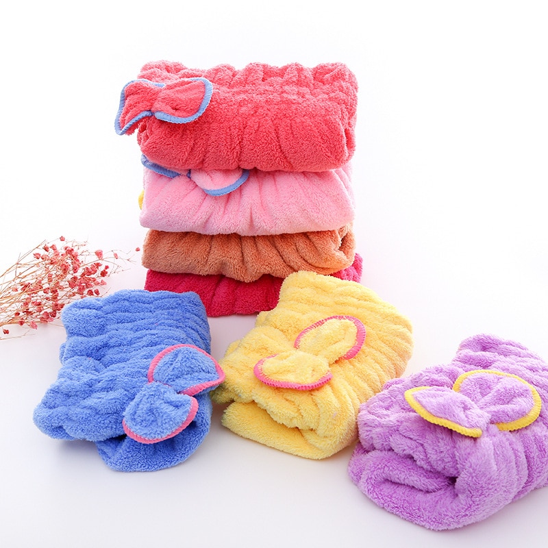 Microfiber Drying Hair Towel Cap Microfiber Drying Hair Towel Cap