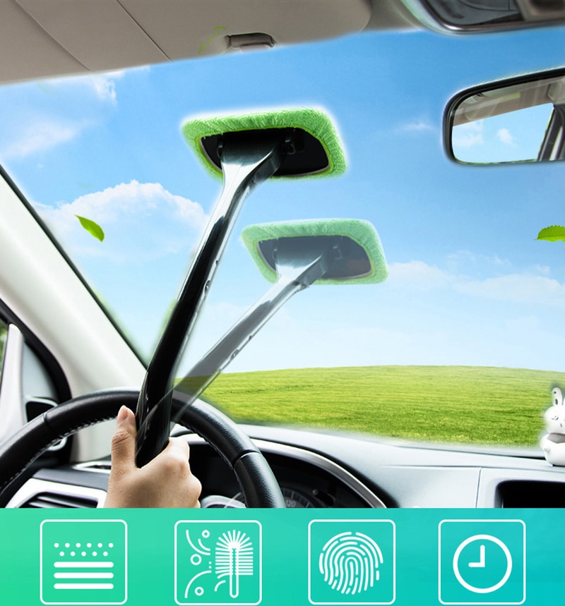 Microfiber Glass Cleaning Brush