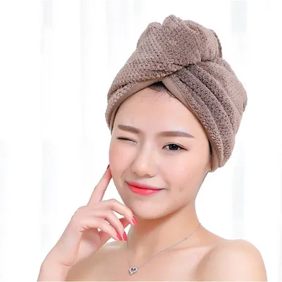 Microfiber Hair Turban Quick Dry Towel Microfiber Hair Turban Quick Dry Towel