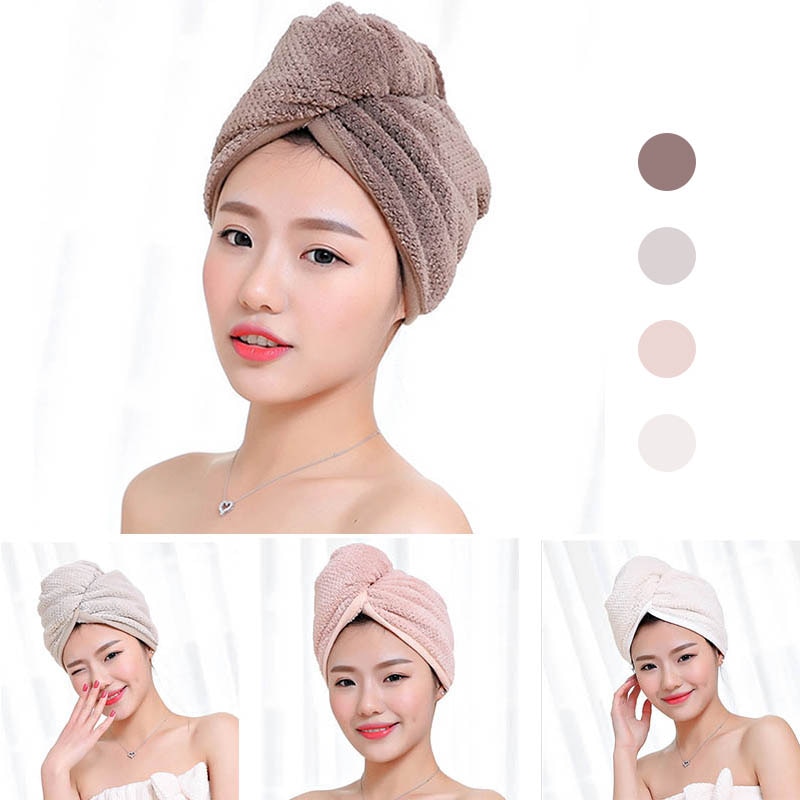 Microfiber Hair Turban Quick Dry Towel Microfiber Hair Turban Quick Dry Towel