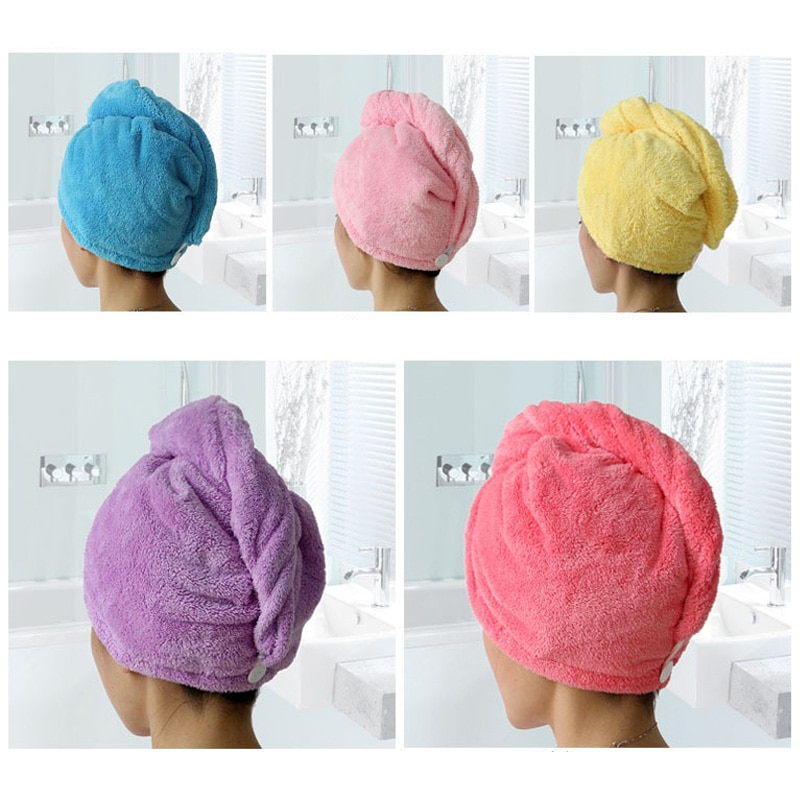 Microfiber Hair Turban Quick Dry Towel Microfiber Hair Turban Quick Dry Towel