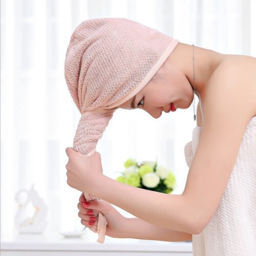 Microfiber Hair Wrap After Shower Cap Microfiber Hair Wrap After Shower Cap