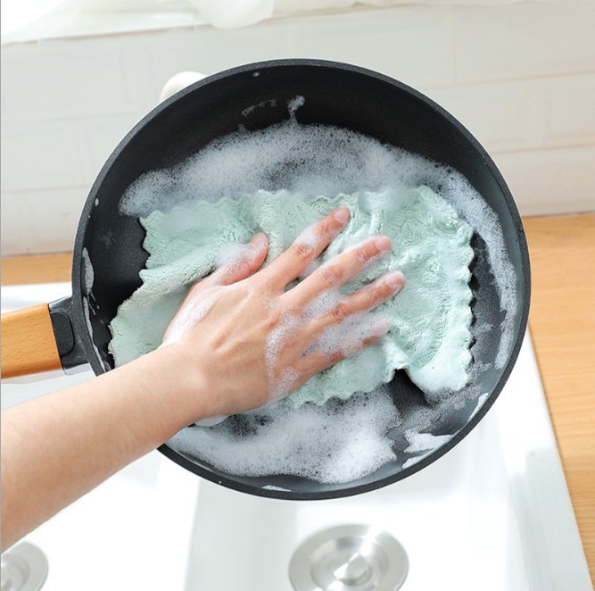 Microfiber Kitchen Cloths Cleaning Fabric (5 pcs) Microfiber Kitchen Cloths Cleaning Fabric (5 pcs)