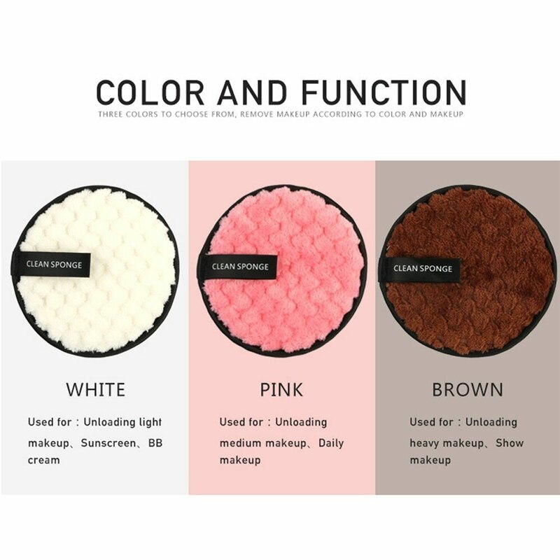 Microfiber Makeup Remover Pads (3 Pcs)