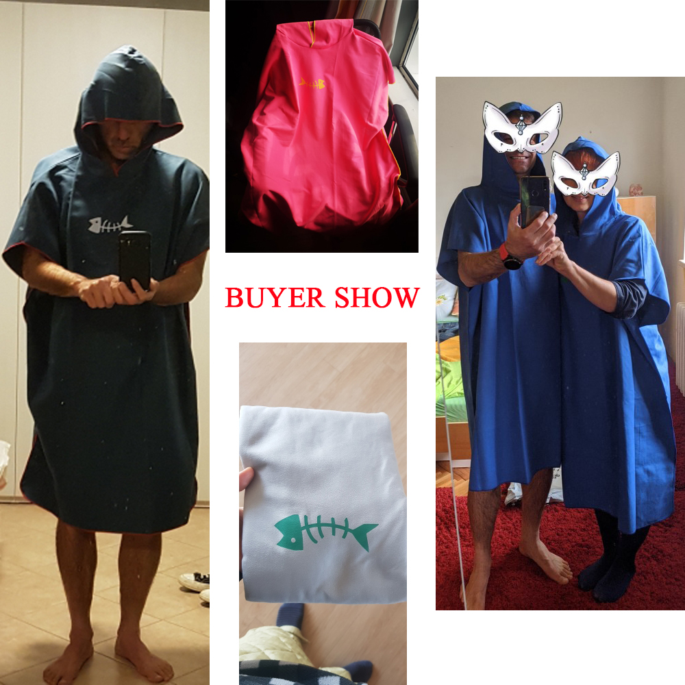 Microfiber Poncho Beach Towel