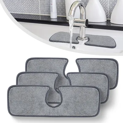 Microfiber Sink Faucet Absorbent Mat
