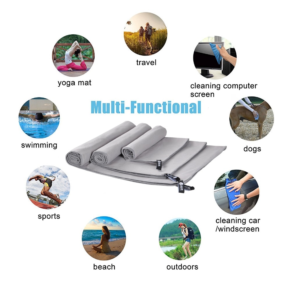 Microfiber Travel Towel Fast Drying Cloth