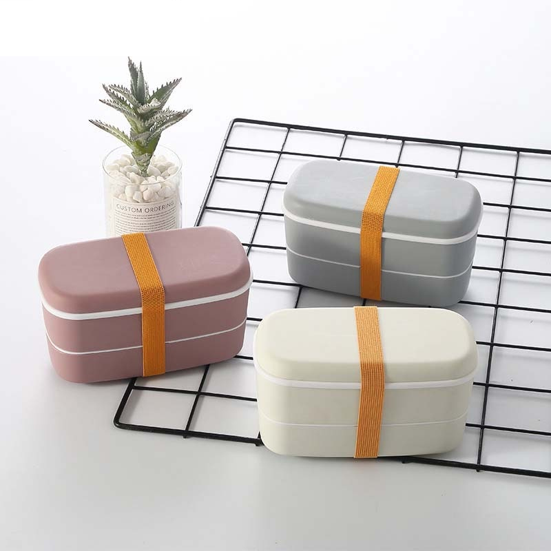 Microwavable Food Container 2 Layer Lunch Box
