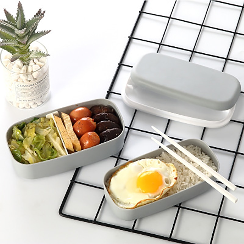 Microwavable Food Container 2 Layer Lunch Box