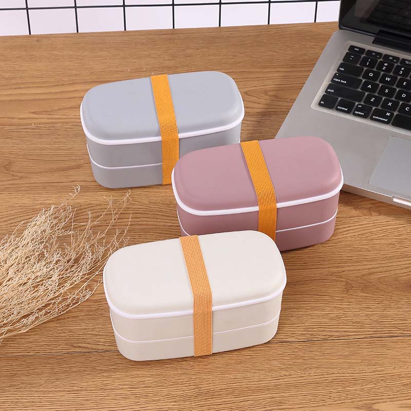 Microwavable Food Container 2 Layer Lunch Box