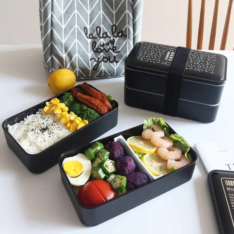 Microwavable Lunch Box 2-Layer Container