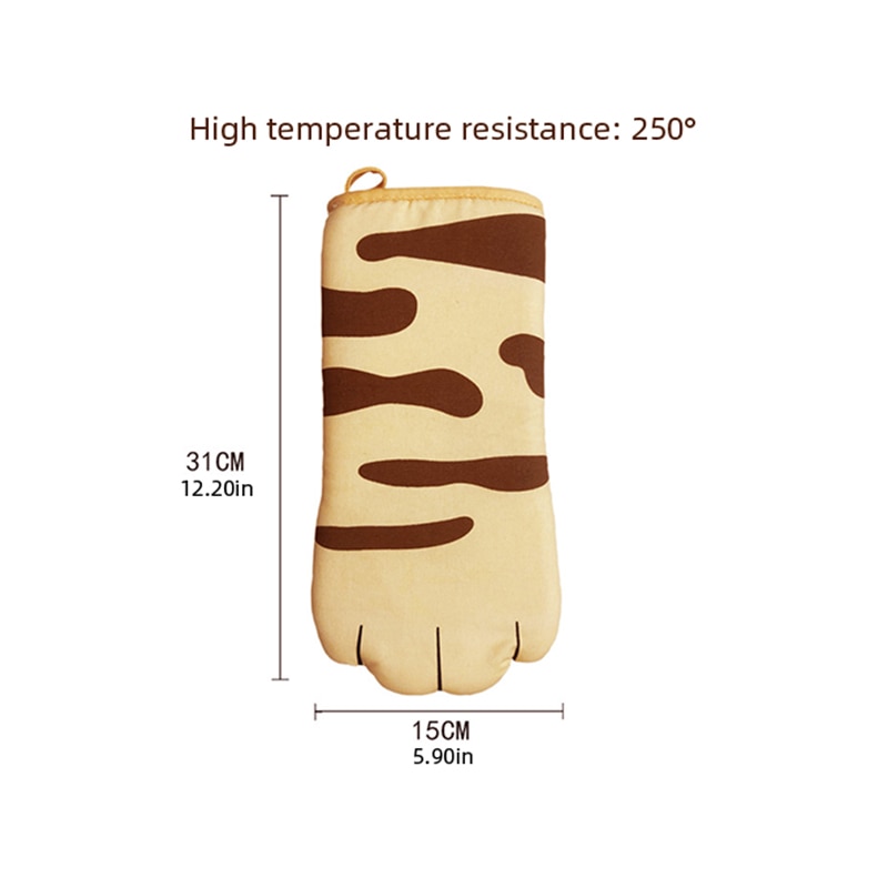 Microwave Cotton Gloves Cute Cat Paws Oven Insulation Gloves Single Kitchen Baking Supplies Microwave Cotton Gloves Cute Cat Paws Oven Insulation Gloves Single Kitchen Baking Supplies