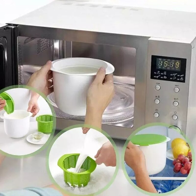 Microwave DIY Cheese Mold Press