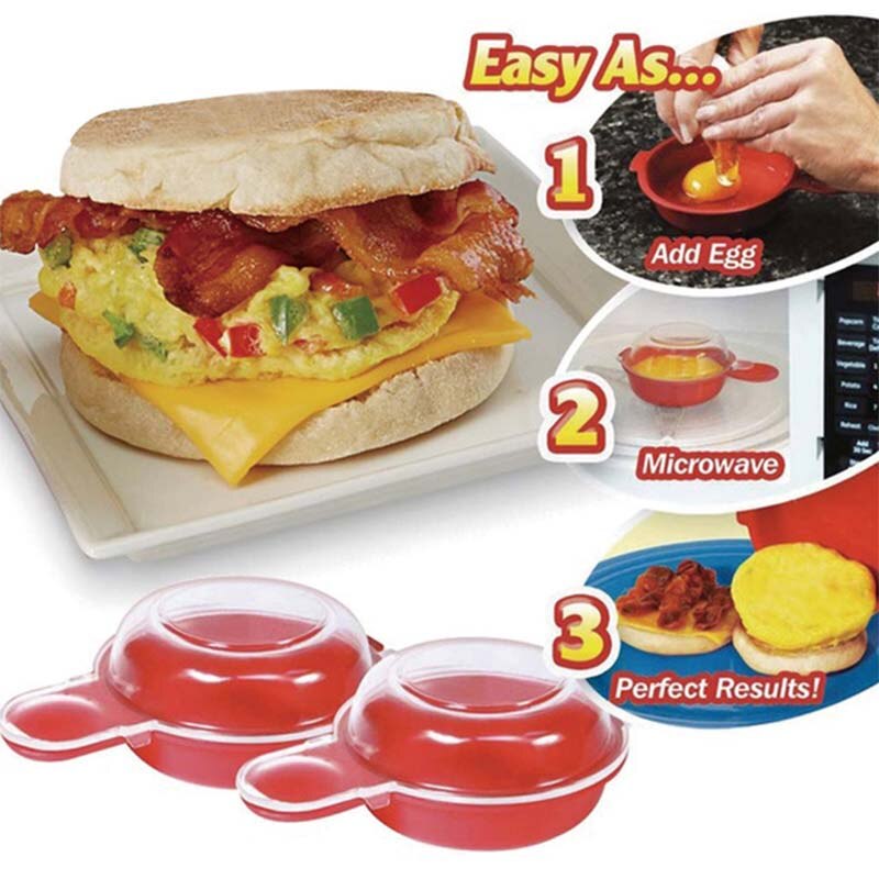 Microwave Egg Cooker Omelet Maker (2 pcs)