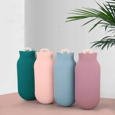 Microwave Hot Water Bottle with Knitted Cover Microwave Hot Water Bottle with Knitted Cover