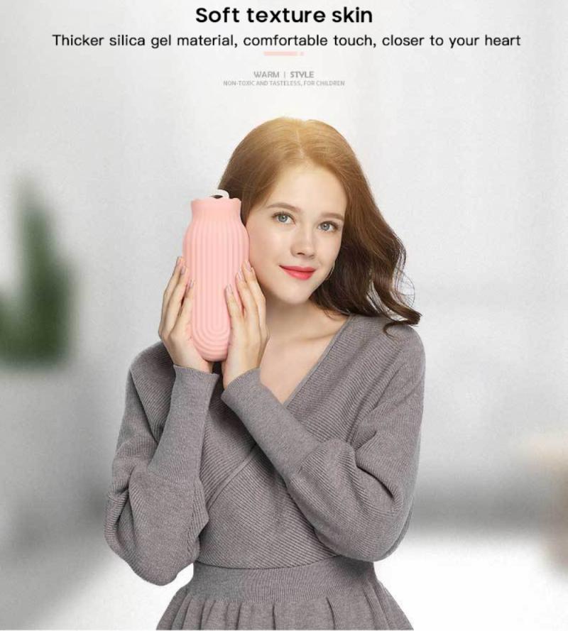 Microwave Hot Water Bottle with Knitted Cover Microwave Hot Water Bottle with Knitted Cover