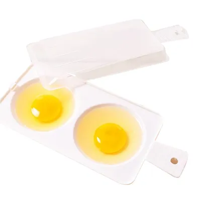 Microwave Poached Egg Cooker 2-Slots Microwave Poached Egg Cooker 2-Slots