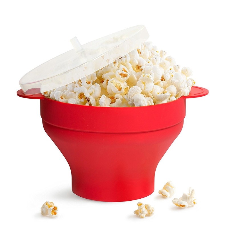Microwave Popcorn Bowl with Lid
