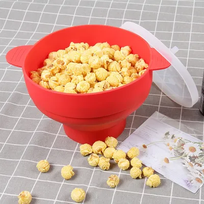 Microwave Popcorn Silicone Bowl