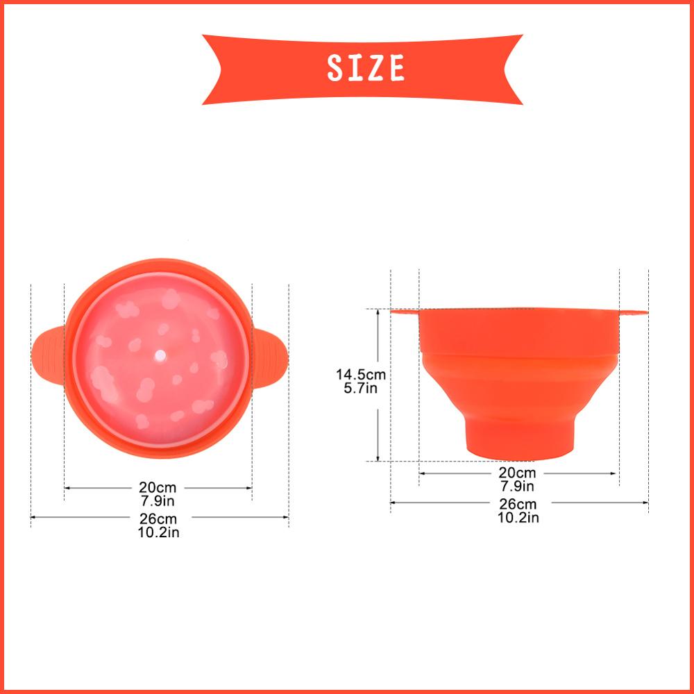 Microwave Popcorn Silicone Bowl