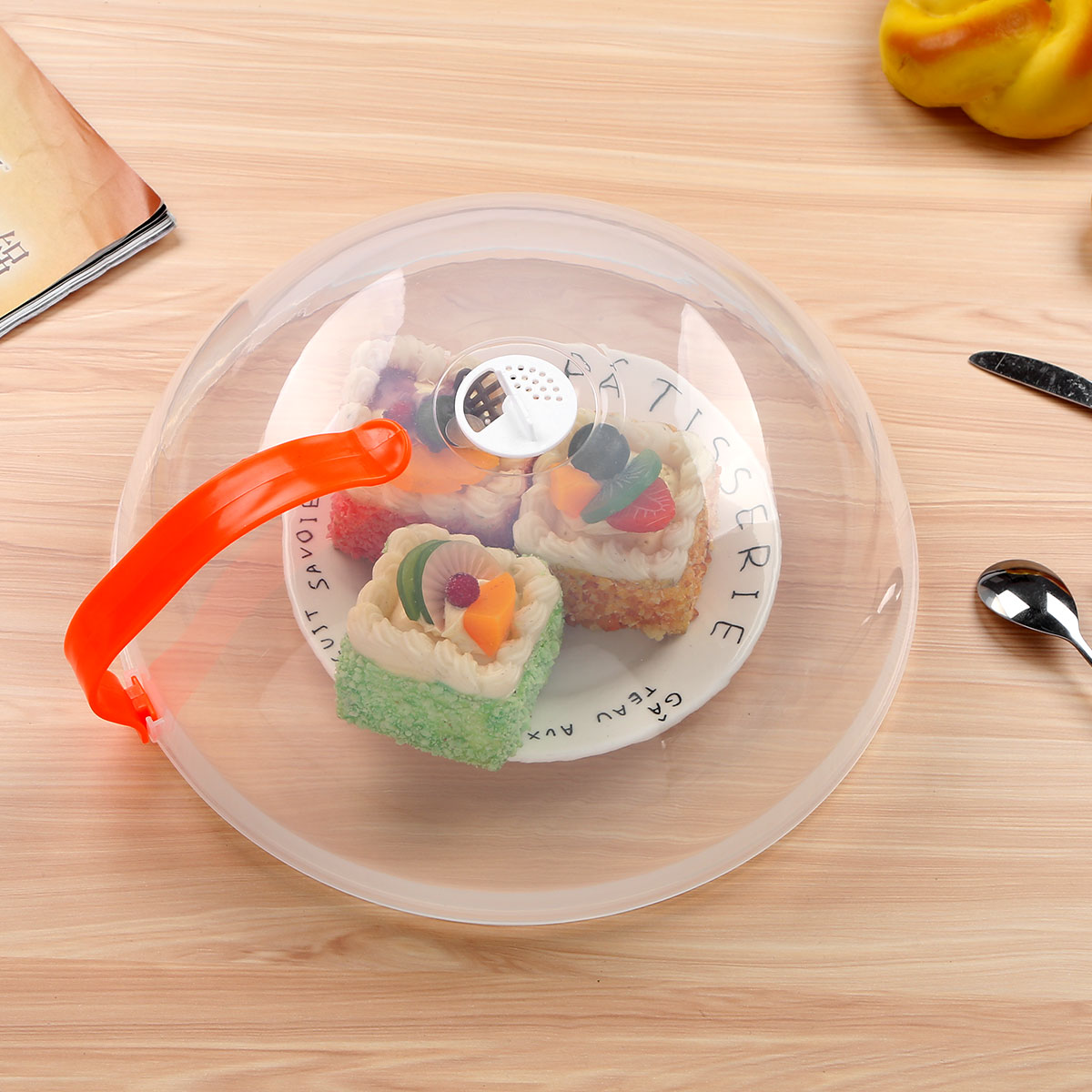 Microwave Splatter Guard with Steam Vent